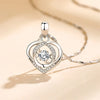 Silver Heart Shaped Necklace Bracelet Set for Women Vintage Korean Crystal Bracelets Set Party Jewelry - Image 7