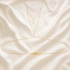 Simple Multilayer Pearl Back Chain Necklace Women Metal Zircon Water Drop Body Chain Bride Wedding Jewelry Accessories - Image 5