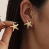 Vintage Metal Shell Stud Earrings for Women Accessories Personalization Jewelry Earrings Daily Wear Creative Jewelry Gift - Image 14