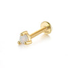 1PC Silver Crown Opal Piercing Earring for Women Ear Studs Cartilage Earring Body Jewelry Gift - Image 20