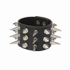 Punk Men Black Cuff Leather Bracelet Wristband Metal Rivets Stud Charm Wrap Bangle for Women Rock Gothic Jewelry Gifts - Image 16