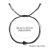 Minimalist Men Stack Cord Bracelets Handcrafted Woven Black Wax Cross Protection Jewelry for Men Valentine Gifts - Image 5