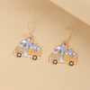 Cute Animal Drop Dangle Earrings For Women Girls Cat Rabbit Koi Dragon Colorful Enamel Golor Color Earrings - Image 20