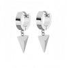 1 Pair Crosses Star Geometric Vintage Stainless Steel Round Small Hoop Earrings for Man Woman Teens Gift Jewelry Y2k Accessories - Image 6