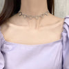Hollow Korean Sweet Cute Love Statement Heart Chain Collar Jewelry Choker Necklace for Girlfriend Women Gift Cosplay - Image 3
