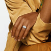 stainless steel all smooth Signet Rings for men Women Stylish wedding Jewelry Accessories gifts - Image 3