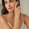 Bracelet Modern Touch Link Chain Silver Classic Happiness Jewelry Gift For Women - Image 2
