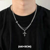 Hip Hop Zircon Star Double Layer Necklace For Men Women Charm Titanium Steel Pendant Chain Unisex Jewelry - Image 16