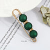 Imitation Pearl and Rhinestone Safety Pin Brooch with Multiple Designs - Image 19