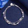 Silver Chain Stars Bracelets For Women Charms Party Wedding Jewelry Holiday Gifts - Image 10