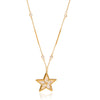 Delicate Zircon Star Pendant Necklace For Women Minimalist Gold Pvd Plated Stainless Steel Necklace Jewelry - Image 1