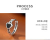 Silver Black Heart hoop Earrings Temperament Simple Inlaid for Women Wedding Jewelry Accessories - Image 17