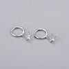 Enshir Gold Color Zircon Drop Hoop Earrings For Women Rock Punk Wedding Crystal Jewelry - Image 16