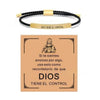 Inspirational Bracelet Spanish 'God Is in Control' Engraved Letter Bracelert for Women Men Bracelet Jewelry Gifts - Image 1