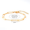Stainless Steel Chunky Link Chain Bracelet For Women Gold Plated Hip-hop Rock Style Women's Bracelets 20cm+5cm - Image 10
