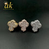 Aokaishen Cross Finger Ring Iced Out Zircon Prong Setting Luxulry Men Hip Hop Jewelry for Gift - Image 1