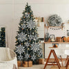 Crystal Snowflake Xmas Tree Hanging Ornaments Clear Simulation Ice Pendants Winter Theme Party Christmas Snowflake Decoration - Image 5