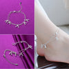 Silver Color Stamp Anklets For Women Foot Leg Chain Link Bracelet Double Layers Beach Accessories Jewelry - Image 11
