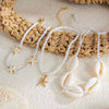 3Pcs/Set Bohemia Conch Ccb Rice Beads Anklets for Women Summer Beach Vacation Foot Chains Jewelry Accessories Gift - Image 6
