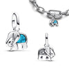 925Silver ME Gold Butterfly Elephant Heart shaped Circular Buckle Charm Pendant Fit for ME Bracelet Necklace Women's Jewelry - Image 4