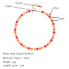 8mm Cubic Zirconia Necklace For Women Round Shape Crsytal Claw Setting Colorful Zircon Chokers Beads Neck Jewelry - Image 2