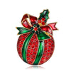 Christmas Brooch Apple Snowflake Bow Cane Candy Ice Cream Gift Pine Cone Pin Men and Women Accessories - Image 15