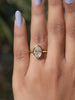 Gemagic Silver Zircon Delicate Simple Oval Ring For Women Engagement Wedding Jewelry - Image 5