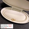 Imitation Pearl Beaded Necklace or Bracelet with Cubic Zirconia Round Clasp - Image 10