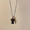 Spotted Tiger Eye Stone Mushroom Pendant Long Versatile Clavicle Chain Necklace for Women's Niche Accessories - Image 10