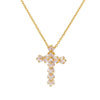 Zirconia Cross Pendant Necklace for Women Zircon Crystal Stainless Steel Chain Charm Aesthetic Jewerly collares - Image 6