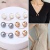 Imitation Pearl Double Head Brooch Pin Waist Clip Set - Image 18
