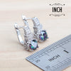 Silver Jewelry Sets For Women Wedding Jewelry Ladies Purple Zircon Earrings Bracelets Set Rings Pendant Necklace - Image 6