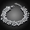 charm Silver Bracelet for man woman Twisted rope chain jewelry Wedding party Christmas gift - Image 26