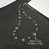 Clear Dewdrop Series Tassel Pendant Necklace Minimalist Resin Casting Beads Clavicle Chain Lady Niche Creative Jewelry - Image 2