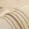 Classic Stainless Steel Figaro Snake Chain Bracelets for Women Cuban Twist Gold Color Link Bracelet Woman Gifts Jewelry 16+5cm - Image 5