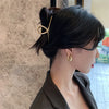 Metal Drop Earrings for Woman Vintage Hoop Earring Classic Party Wedding Pendant Jewelry Gift - Image 2