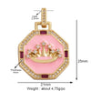 Enamel Sun Moon Rainbow Compass Charm Pendant, Gold Plated Jewelry Accessories for Bracelets Necklaces Making - Image 5