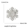 Christmas Classic Rhinestone Snowflake Brooches for Women Pearl Ice Crystal Pins Office Party Friend Year Gifts Accessories - Image 14