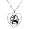 Rage Comic Necklace Derp Face Trollface Funny Meme Cartoon Glass Heart Shape Pendant Chain Necklace Charm Jewelry Collect Gift - Image 20