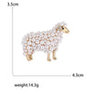 Pearl Sheep Brooches for Women Unisex Casual Party Accessories Gifts Friends Decoration - Image 4