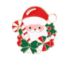 8 Styles Pretty Santa Claus Collection Brooches Candy Canes Wreath Sleigh Reindeer Tree Father Christmas Lapel Pins Xmas Gift - Image 13