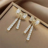 Bow Crystal Zircon Earrings For Women Party Jewelry Ear Accessories Valentine's Day Gift - Image 4
