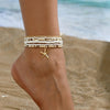 6pcs Set Summer Beach Acrylic Round Ball Beaded Starfish Anklet for Women Retro Multilayer Foot Jewelry Holiday Accessory - Image 9