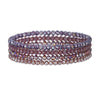 Faceted Glass Bead Stretch Bracelet in Multiple Colors - Image 8