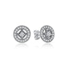 Infinity and Heart Stud Piercing Earrings with Crystal Accents - Image 21