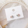 Korean Handmade Colorful Sweet Flowers Stud Earrings For Women Shiny Jewelry Oorbellen Gifts - Image 3