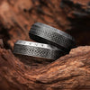 Viking Celtic Knot Stainless Steel Ring Nordic Retro Rune Pattern Amulet For Men Women Myth Themed Daily Wearing Jewelry - Image 2