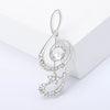 Rhinestone Butterfly Pins for Women Unisex Shiny Glass Musical Note Brooches Event Party Backpack Decoration Clothes Accessories - Image 24