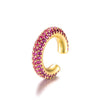 C Shape Cubic Zirconia Ear Cuff Clip No Piercing - Image 11