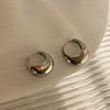 Simple Geometric Hoops Earrings For Women Stainless Steel Circle Drop Dangle Earrings Minimalist Everyday Jewelry Gifts - Image 15